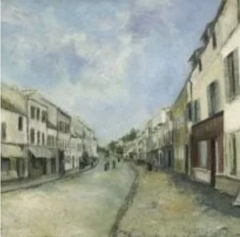 La Rue des Poissonniers a Montmartre - 1910